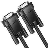 Кабель HOCO US11 VGA male to VGA male HD (1м) (чорний)