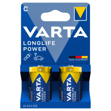 Батарейка лужна Varta Longlife Power C (LR14), 1.5 В, 2 шт