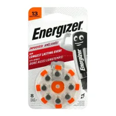 Батарейка цинк-повітряна Energizer 13, 1.45 В, 8 шт
