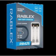 Зарядний пристрій Rablex RB-425 (2 канали AA/AAA)