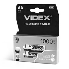 Акумулятори Ni-MH Videx AA, 1000 мА·год, 2 шт