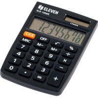 Калькулятор кишеньковий Eleven SLD-100 NR 8-розрядний чорний, 1 шт