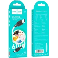 Кабель HOCO X90, USB to Type-C, 3A, 1м, Білий