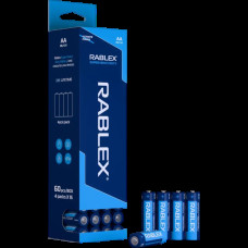 Батарейка цинково-вуглецева Rablex AAA (R03), 1.5 В, 60 шт