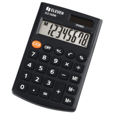 Калькулятор кишеньковий Eleven SLD-200 NR 8-розрядний чорний, 1 шт
