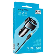 АЗУ Borofone BZ14 Max (2USB/2.4A) (чорний)