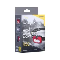 Фонарь налобный Rablex RB984 2XPG+COB 550Lm RGB Li-Pol, Type-C