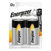 Батарейка лужна Energizer D (LR20), 1.5 В, 2 шт