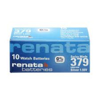 Батарейка срібно-оксидна Renata 379 (SR521SW), 1.55 В, 10 шт