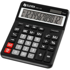 Калькулятор настільний Eleven CDC-120 12-розрядний чорний, 1 шт