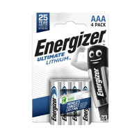 Батарейка літієва Energizer Ultimate Lithium AAA (LR03), 1.5 В, 4 шт