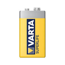 Батарейка цинково-вуглецева Varta Superlife Крона 9 В (6F22), 1 шт