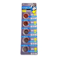 Батарейка литиевая Rablex CR1620, 3 В, 5 шт