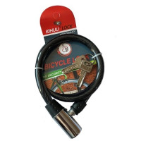 Замок велосипедний тросовий KIHUU LOCK 185, 12×180 см, 2 ключі, 1 шт