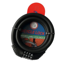 Замок велосипедний тросовий кодовий KIHUU LOCK 2809, 12×120 см, 1 шт