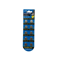 Батарейка лужна Rablex LR43 (AG12), 1.5 В, 10 шт