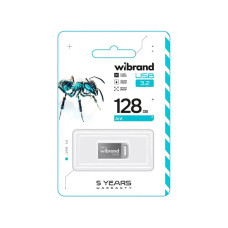 Флеш-накопичувач Wibrand USB 3.2 Gen1 Ant 128GB Silver