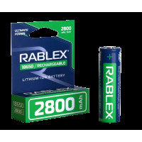 Аккумулятор Li-ion Rablex 18650, 2800 мА·ч, 3.7 В