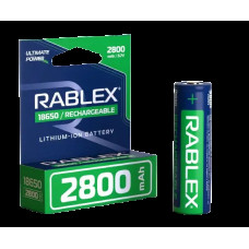 Акумулятор Li-ion Rablex 18650, 2800 мА·год, 3.7 В