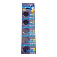 Батарейка літієва Rablex CR2430, 3 В, 5 шт