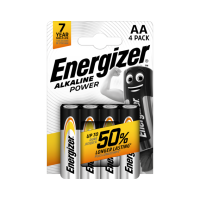 Батарейка лужна Energizer Alkaline Power AA (LR6), 1.5 В, 4 шт
