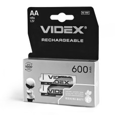 Акумулятори Ni-MH Videx AA, 600 мА·год, 2 шт