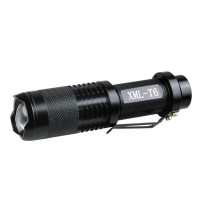 Ліхтар ручний BL-1812-T6 18650, Zoom, Затискач, 220/12V