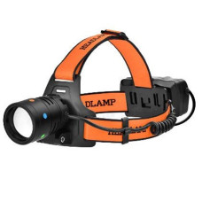 Ліхтар налобний NVF BL-T210-TG 2x18650, Type-C, Zoom