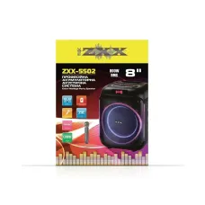Акустична переносна колонка ZXX-5502 800Вт 8" 28,5х27,0х36,5см