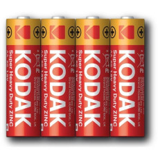 Батарейка цинково-вуглецева Kodak Extra Heavy Duty AAA (R03), 1.5 В, 4 шт