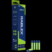 Батарейка лужна Rablex AAA (LR03), 1.5 В, 60 шт