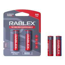 Акумулятори Ni-MH Rablex AA, 600 мА·год, 2 шт