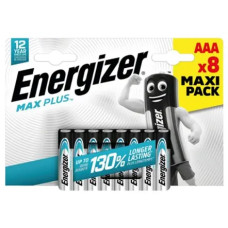 Батарейка лужна Energizer Max AAA (LR03), 1.5 В, 8 шт
