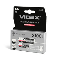 Акумулятори Ni-MH Videx AA, 2100 мА·год, 2 шт