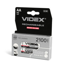 Акумулятори Ni-MH Videx AA, 2100 мА·год, 2 шт