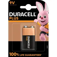 Батарейка лужна Duracell Крона 9 В (6F22, 1604), 1 шт