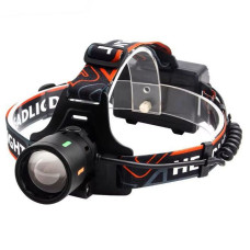 Ліхтар налобний NVF BL-T207-TG 2x18650, Type-C, Zoom