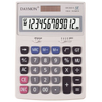 Калькулятор настільний Daymon DM-2505W 12-розрядний білий, 1 шт