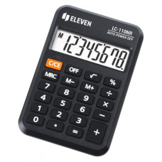 Калькулятор кишеньковий Eleven LC-110 NR 8-розрядний чорний, 1 шт