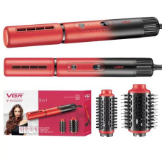 Фен-щітка стайлер VGR V-489 3в1, 1200W, іонізація, Red