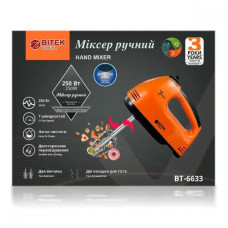 Міксер BITEK BT-6633 ручний 250Вт