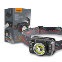 Ліхтар налобний VIDEX VLF-H015, 330 Лм, 5000K, білий+червоний