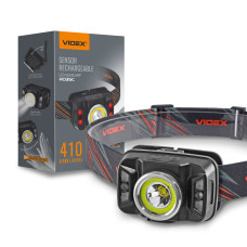 Ліхтар налобний VIDEX VLF-H035C, 410 Лм, 5000K, білий+червоний