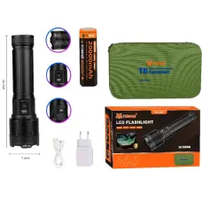 Ліхтар пошуковий Yemao YM-G647-TG 60W Power Bank, Zoom, Чохол