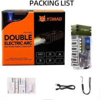 Ліхтар-запальничка Yemao YM-M42 2XPG+5SMD Li-Ion, Type-C