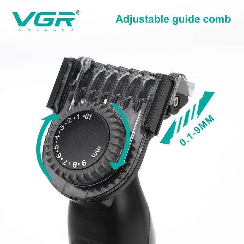 Електробритва VGR V-361, IPX6, LED-дисплей