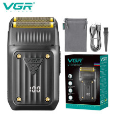 Електробритва VGR V-363, сітчаста (шейвер), подвійне лезо, IPX6, LED-дисплей (2113)