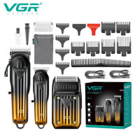 Комплект для стрижки VGR V-644, 3 в 1: машинка для стрижки, електробритва-шейвер, тример