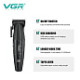 Машинка для стрижки VGR V-640C, 6 насадок, 9000 об/хв, LED-дисплей