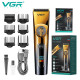 Машинка для стрижки VGR V-663, 6 насадок, IPX6, LED-дисплей
